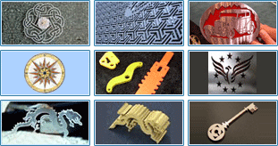 Architect Samples made by Waterjet Cutting- cold process