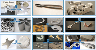 Engineering Samples made by Waterjet Cutting- cold process